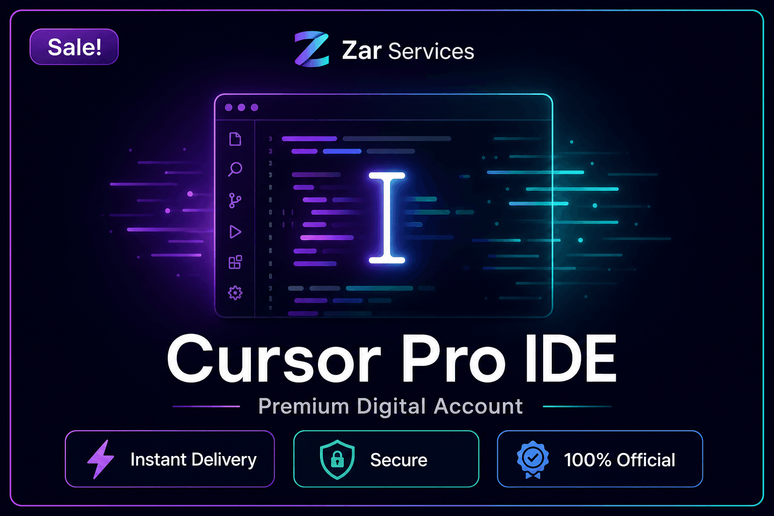 Cursor Pro Account (AI IDE)