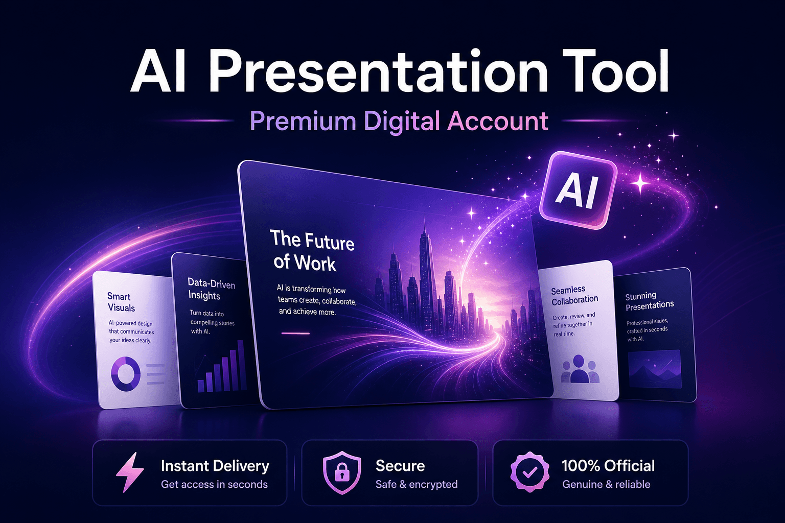 Gamma AI Premium Account